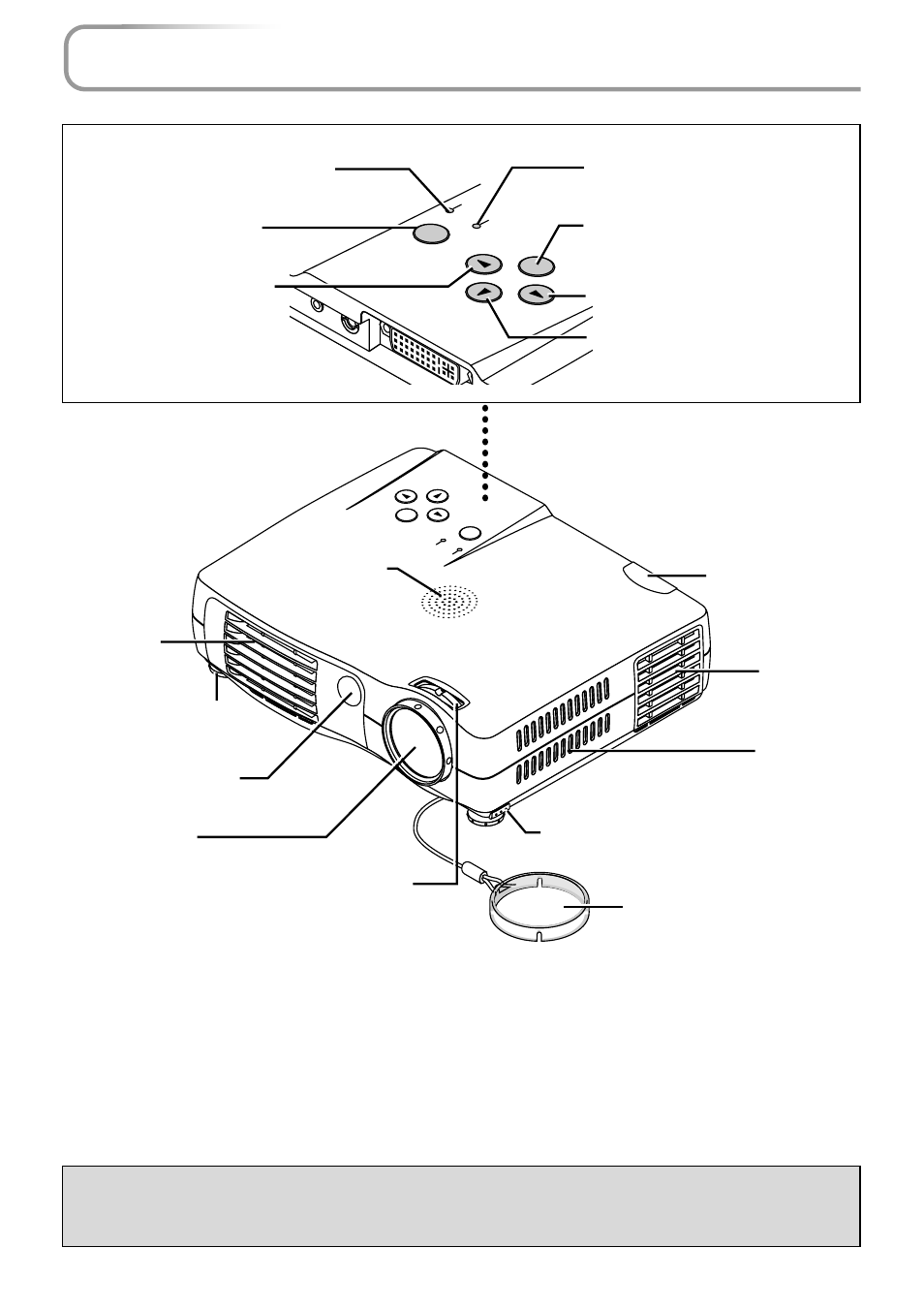 Names of the main unit parts, E-10 | PLUS Vision PLUS V-1080 User Manual | Page 10 / 72