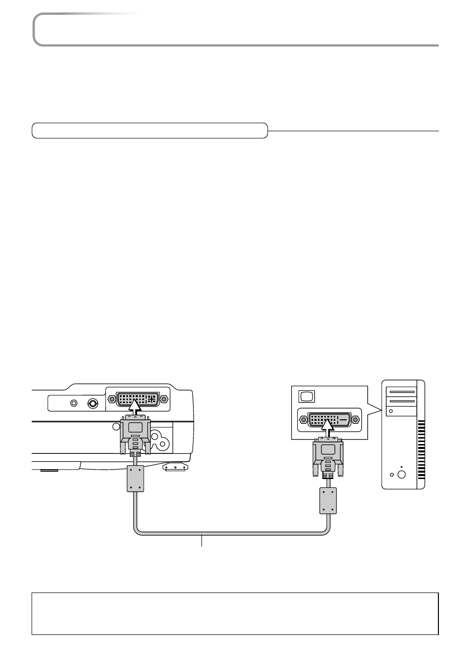 Connecting personal computers and video equipment, Connections with pc connectors | PLUS Vision PLUS V-1080 User Manual | Page 18 / 72