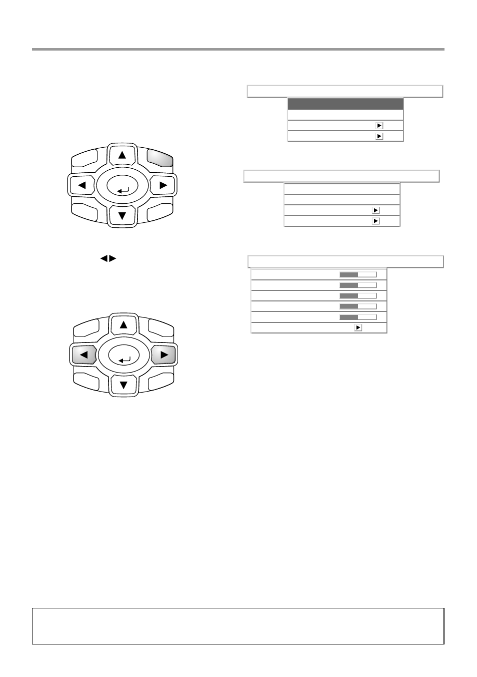 Menu operation method, Press the cursor | PLUS Vision PLUS V-1080 User Manual | Page 43 / 72