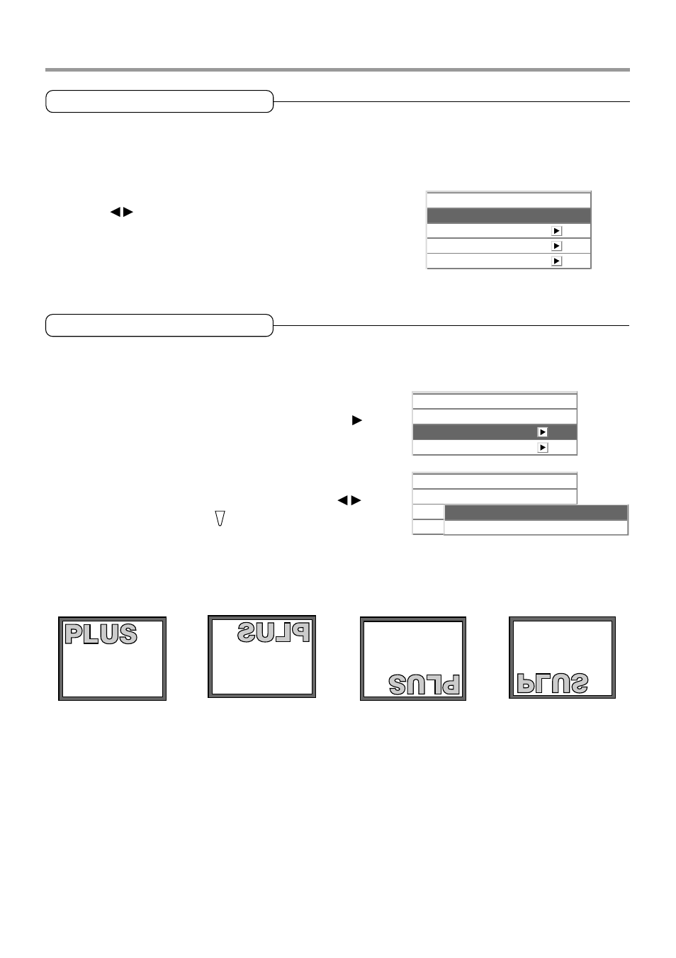 Filter, Projection, E-52 | View | PLUS Vision PLUS V-1080 User Manual | Page 52 / 72