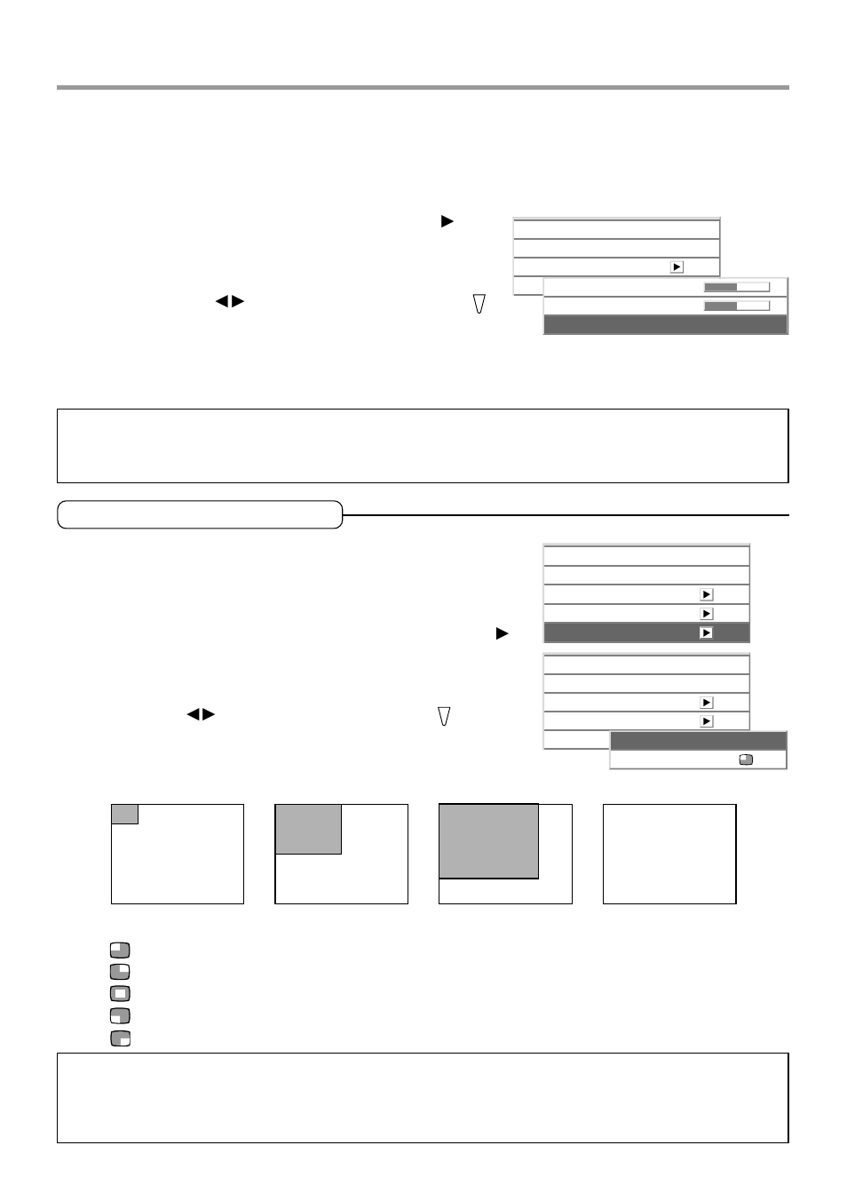 Picture in picture, E-54, Keystone save | View | PLUS Vision PLUS V-1080 User Manual | Page 54 / 72