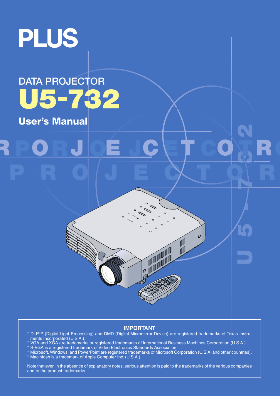 PLUS Vision U5-732 User Manual | 70 pages