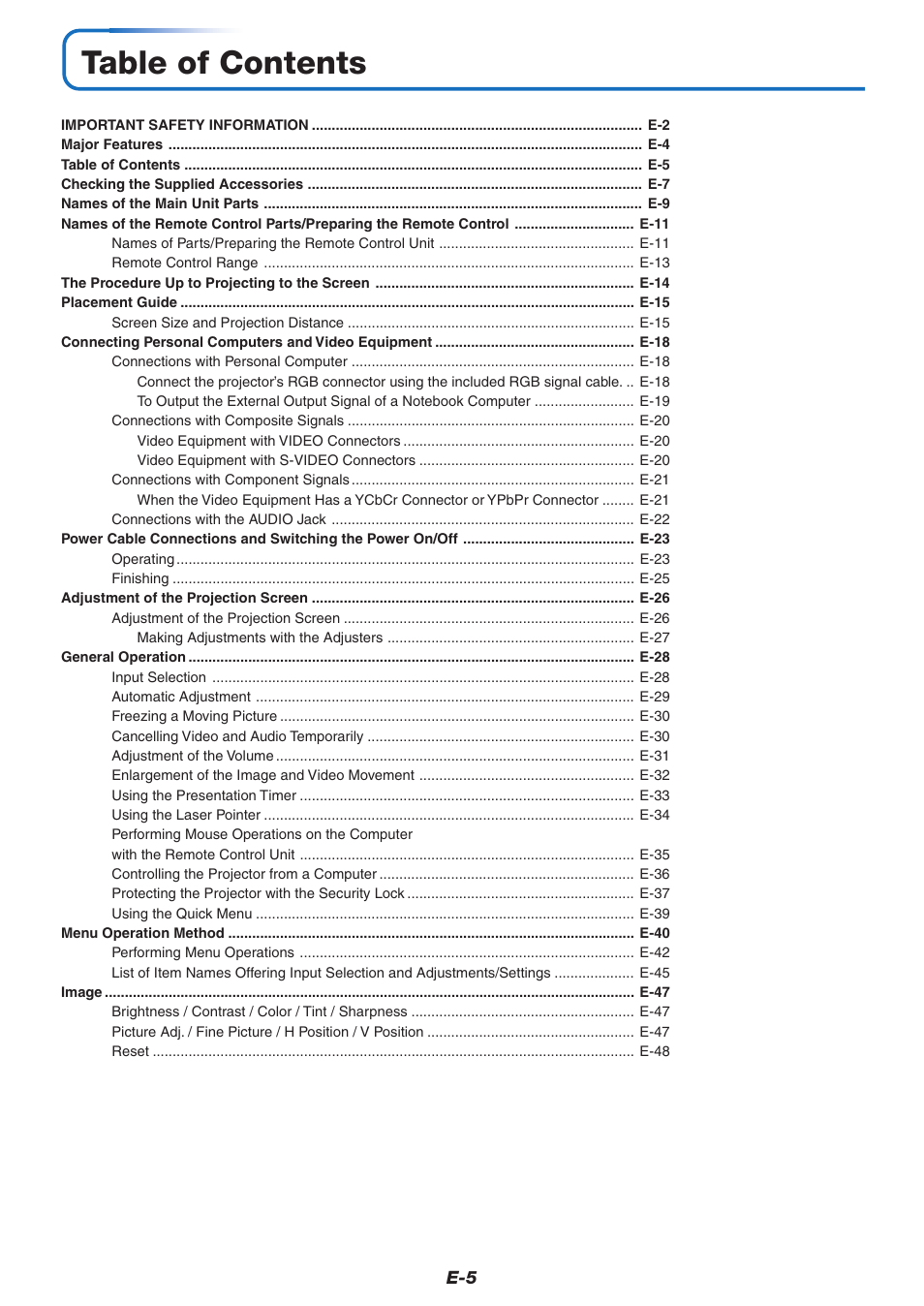 PLUS Vision U5-732 User Manual | Page 5 / 70
