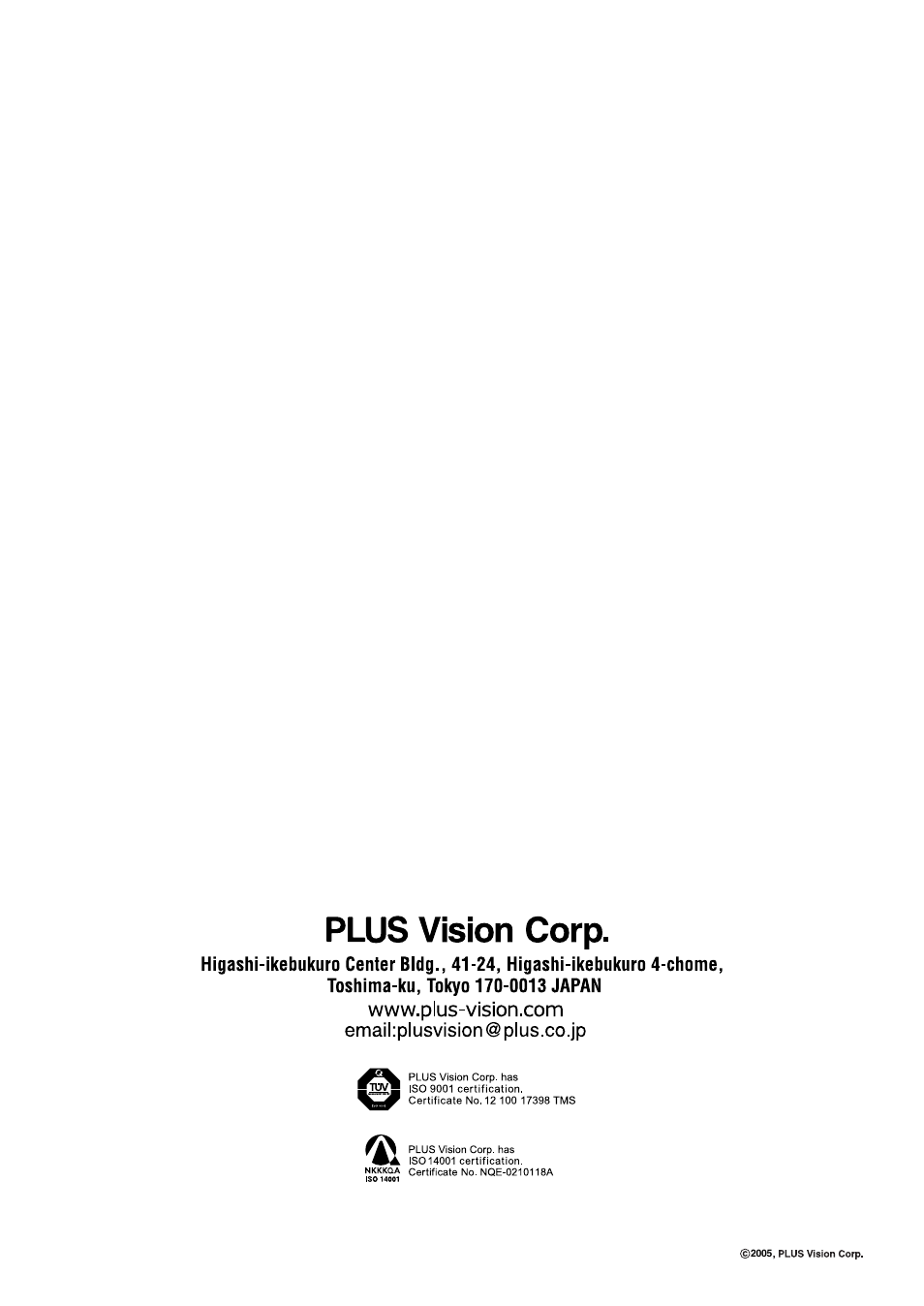 PLUS Vision U5-732 User Manual | Page 70 / 70