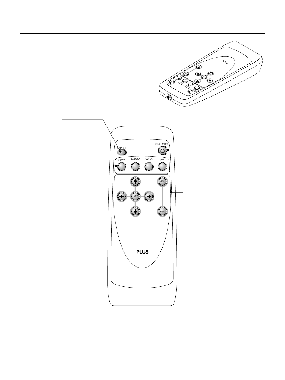 Names of the remote control parts, E – 10 | PLUS Vision HE-3100 User Manual | Page 10 / 44
