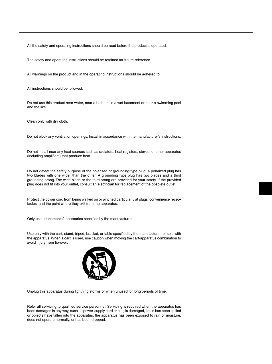 Important safety instructions | PLUS Vision HE-3100 User Manual | Page 3 / 44