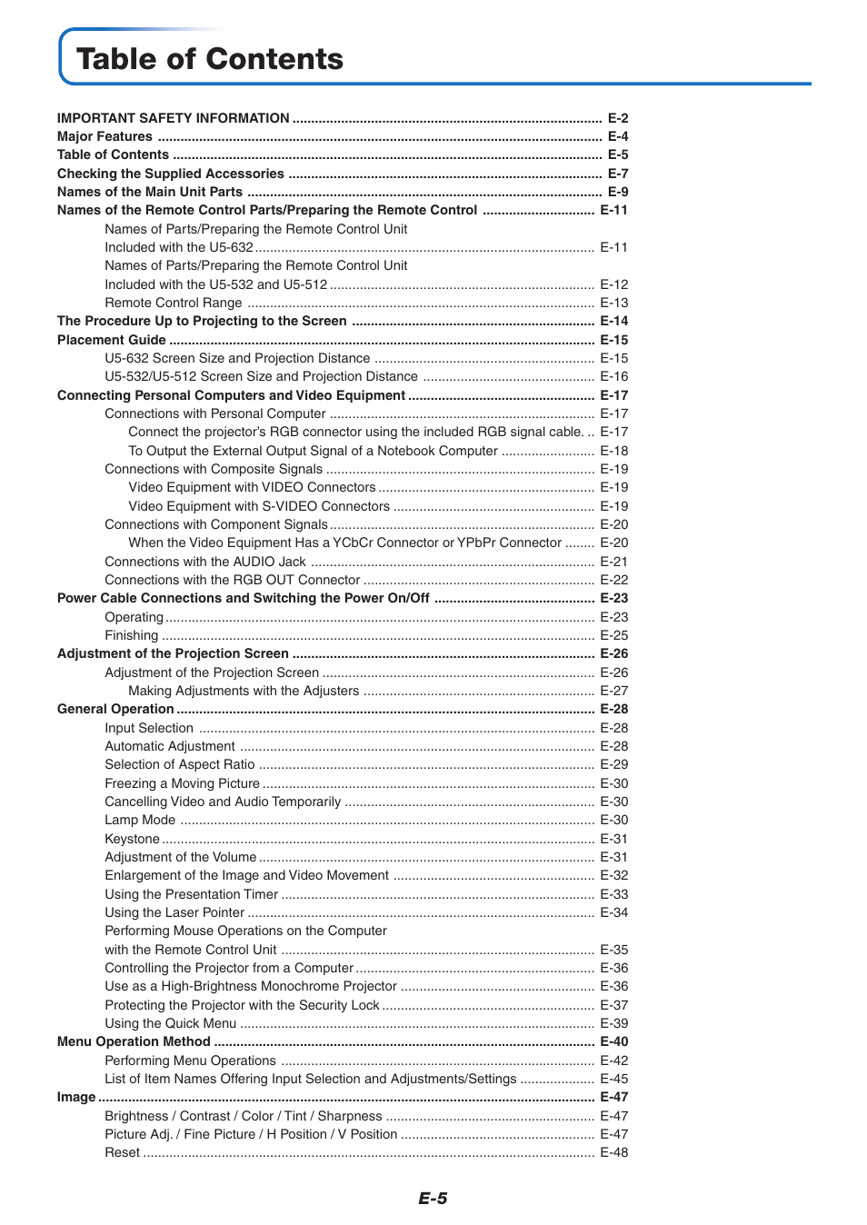 PLUS Vision U5-632 User Manual | Page 6 / 72