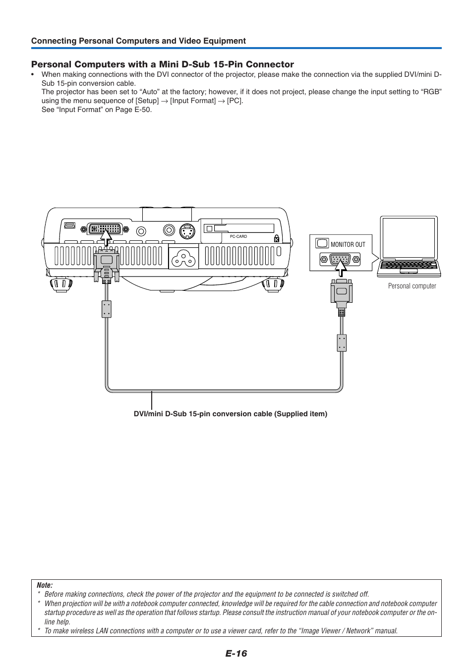 E-16 | PLUS Vision U4-237 User Manual | Page 16 / 64