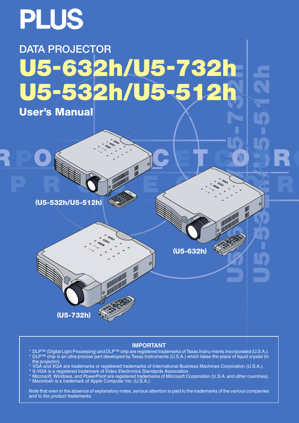 PLUS Vision U5-632h User Manual | 73 pages