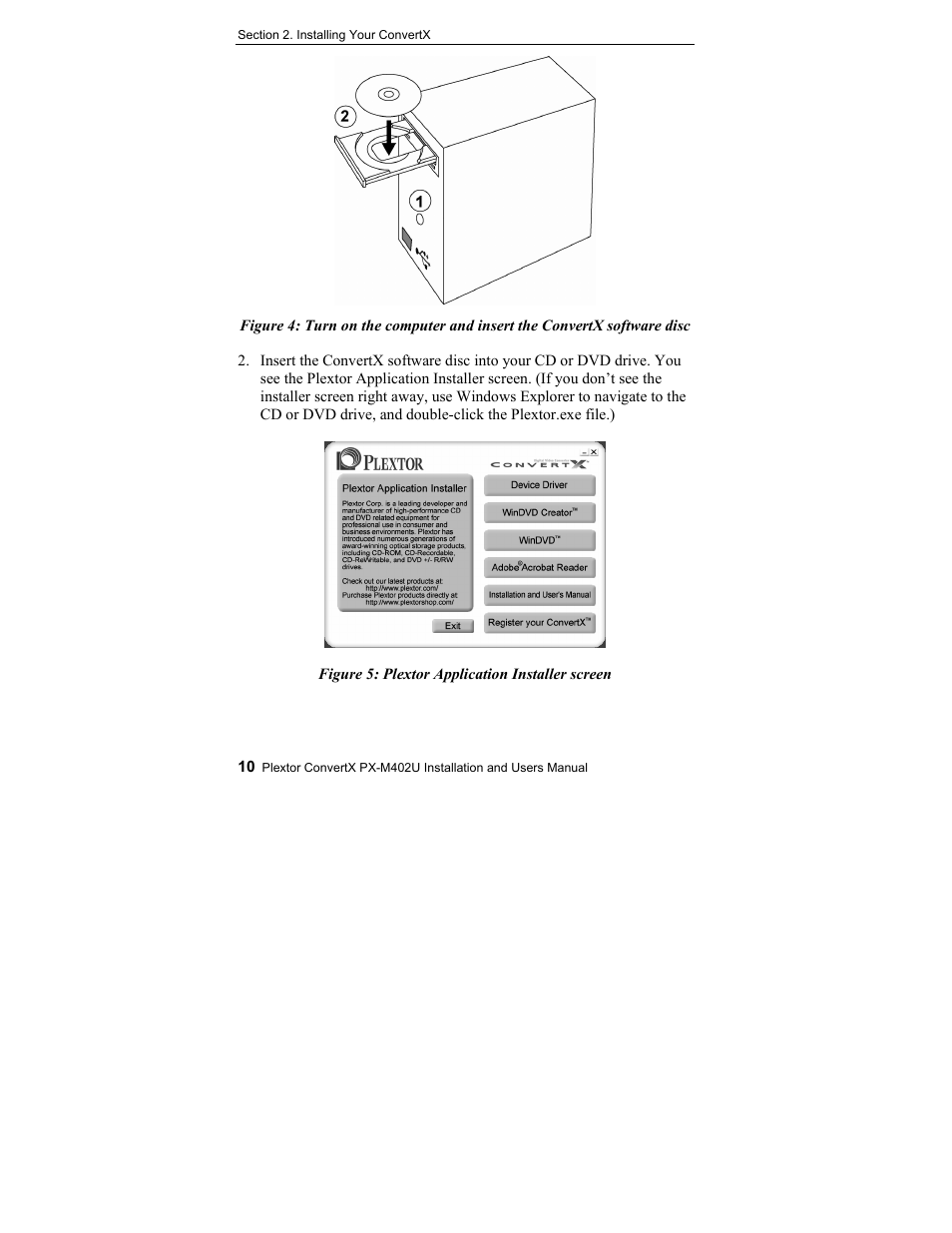 Plextor CONVERTX PX-M402U User Manual | Page 16 / 80