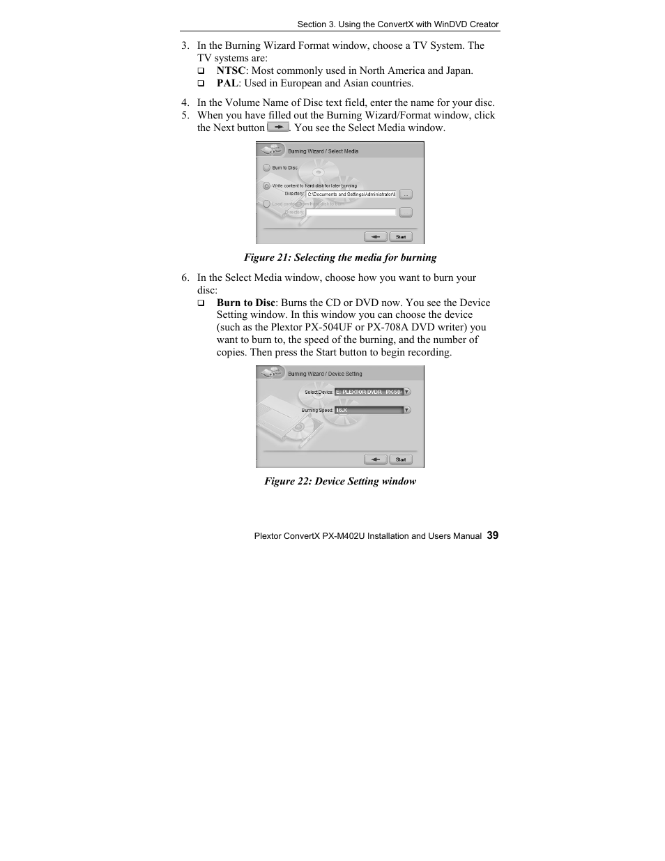 Plextor CONVERTX PX-M402U User Manual | Page 45 / 80