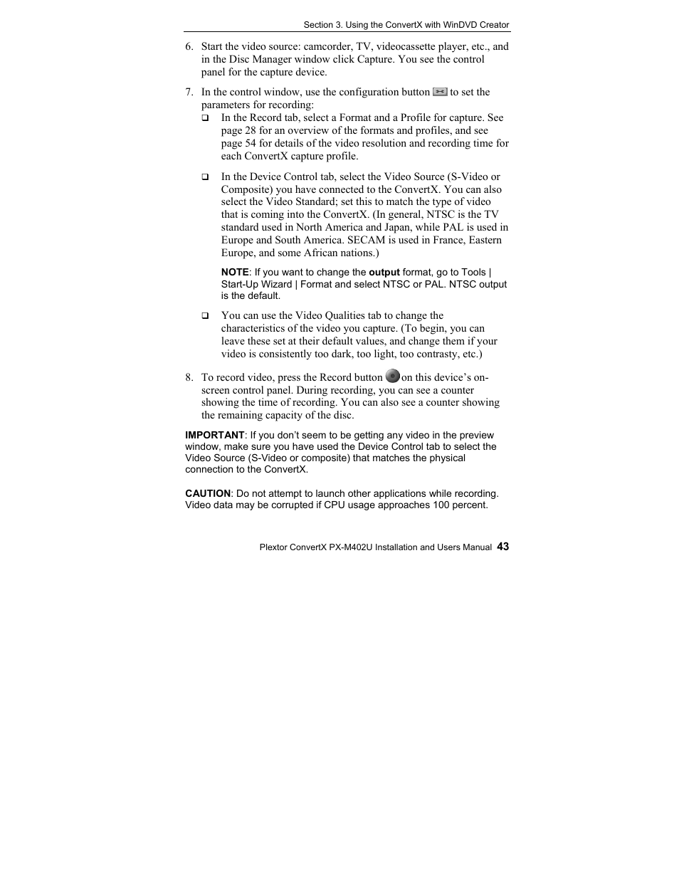 Plextor CONVERTX PX-M402U User Manual | Page 49 / 80