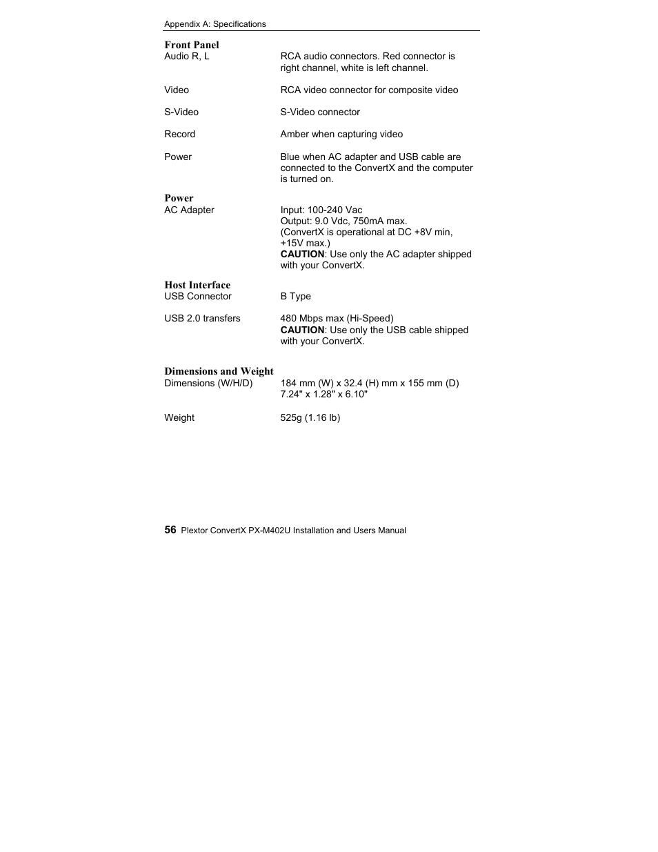 Plextor CONVERTX PX-M402U User Manual | Page 62 / 80