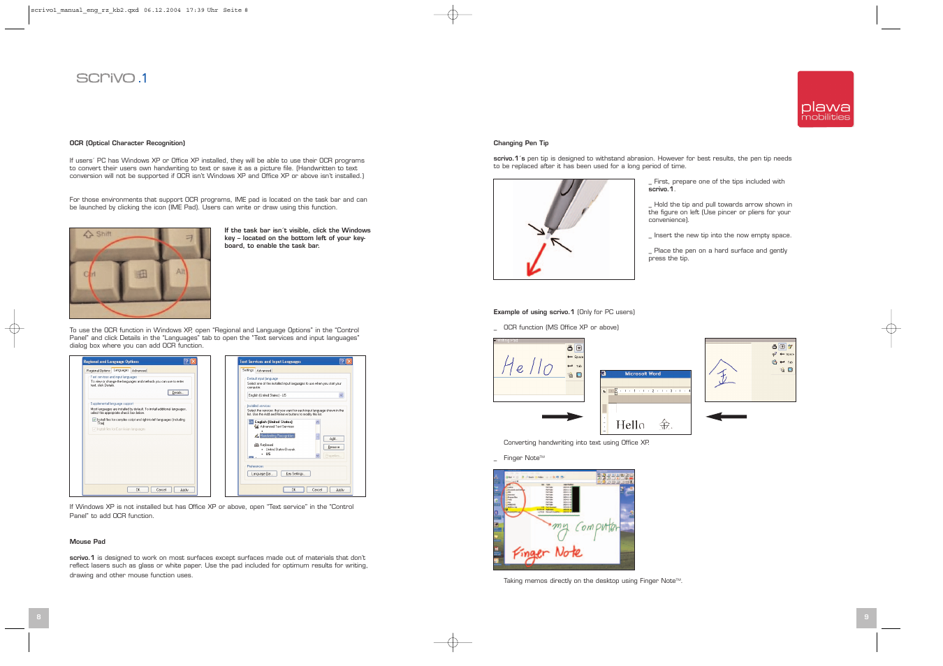 Plawa Scrivo.1 User Manual | Page 5 / 20