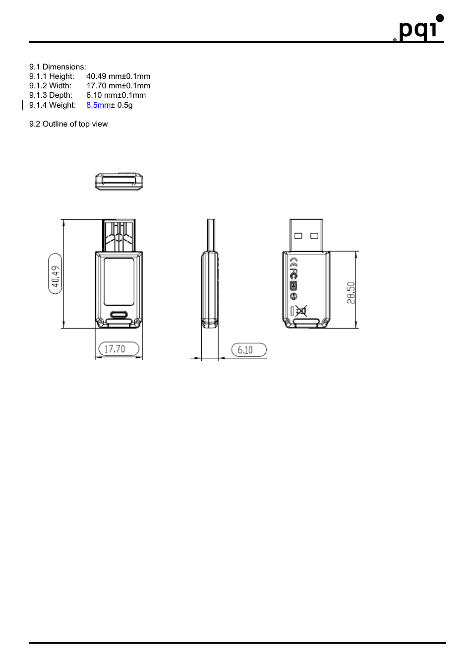 Usb flash drive | PQI Traveling Disk i161 User Manual | Page 7 / 7