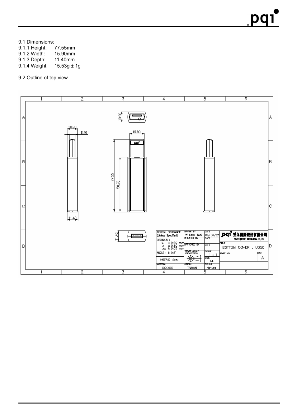 Usb flash drive | PQI Cool Drive U350 User Manual | Page 7 / 7