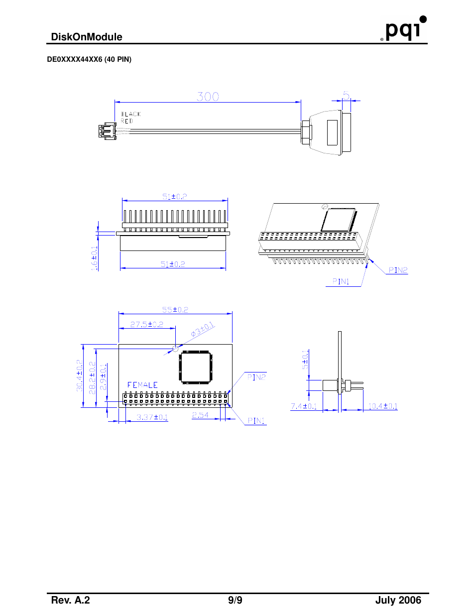 Diskonmodule | PQI DE Wide Temp Series User Manual | Page 12 / 12