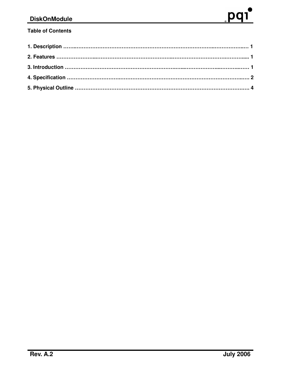 PQI DE Wide Temp Series User Manual | Page 2 / 12