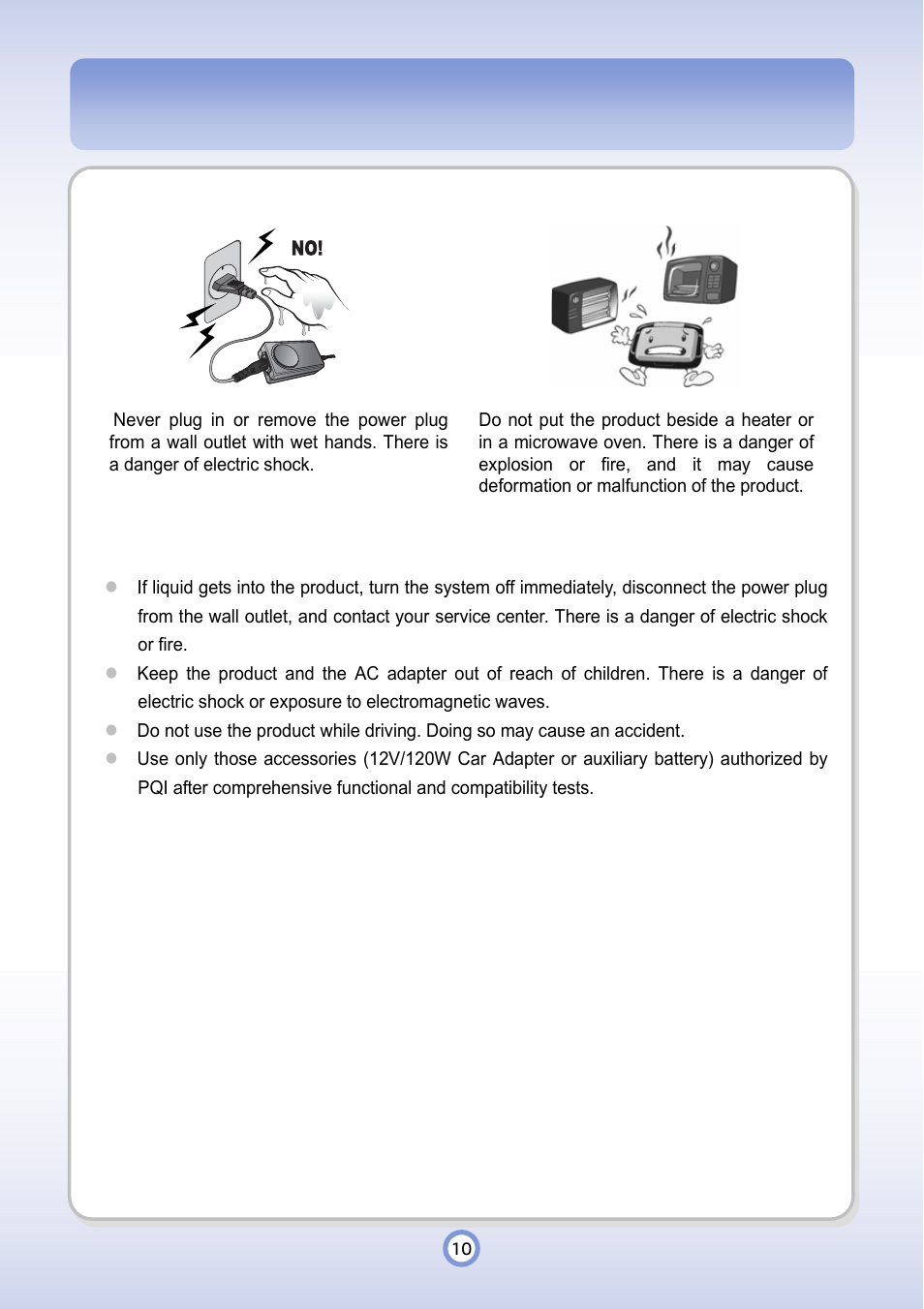 PQI P600 User Manual | Page 10 / 122