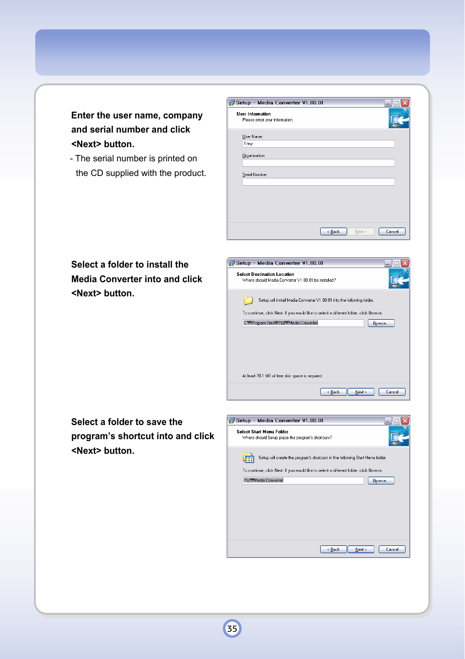 PQI P600 User Manual | Page 35 / 122