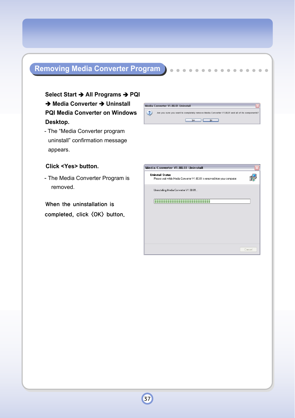 PQI P600 User Manual | Page 37 / 122