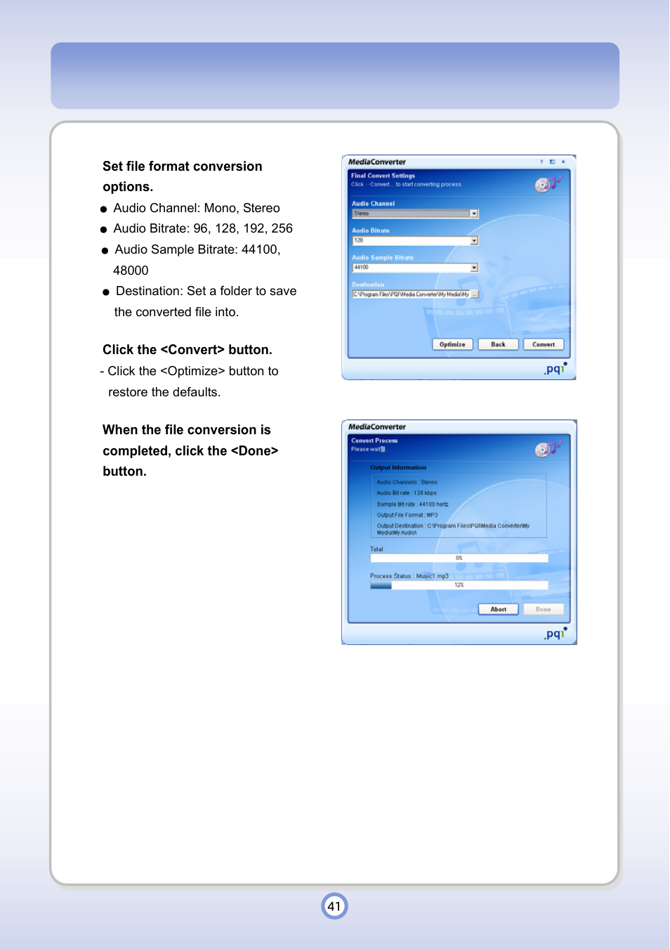 PQI P600 User Manual | Page 41 / 122