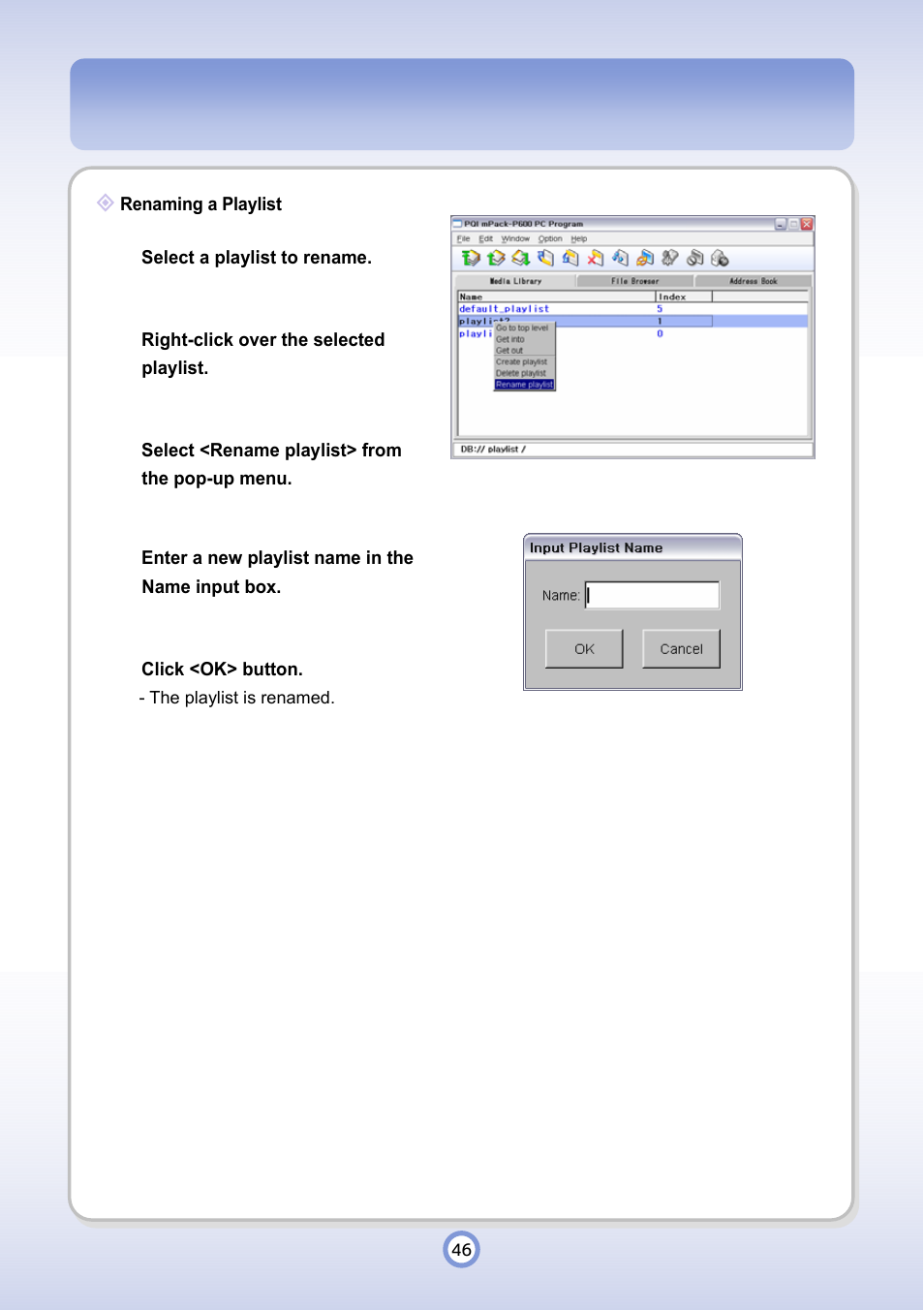 PQI P600 User Manual | Page 46 / 122