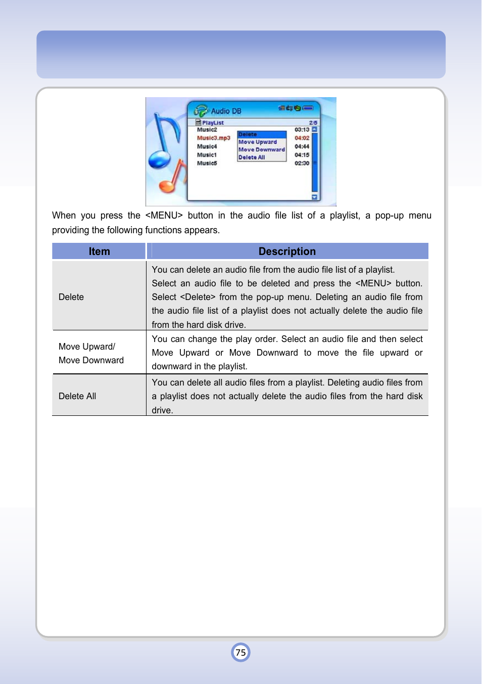 PQI P600 User Manual | Page 75 / 122