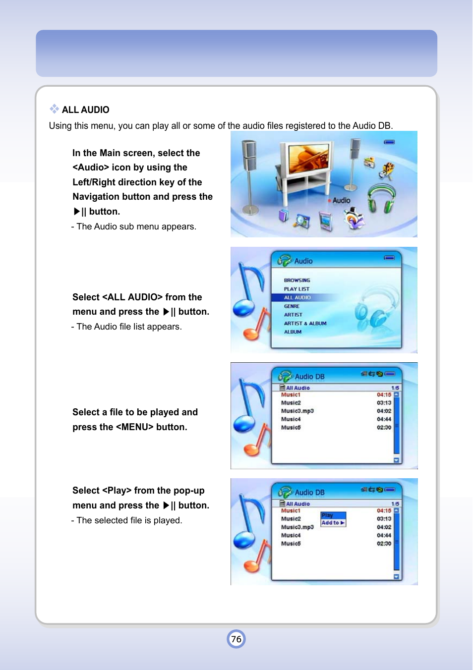 PQI P600 User Manual | Page 76 / 122