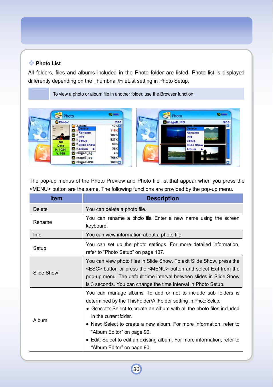 PQI P600 User Manual | Page 86 / 122