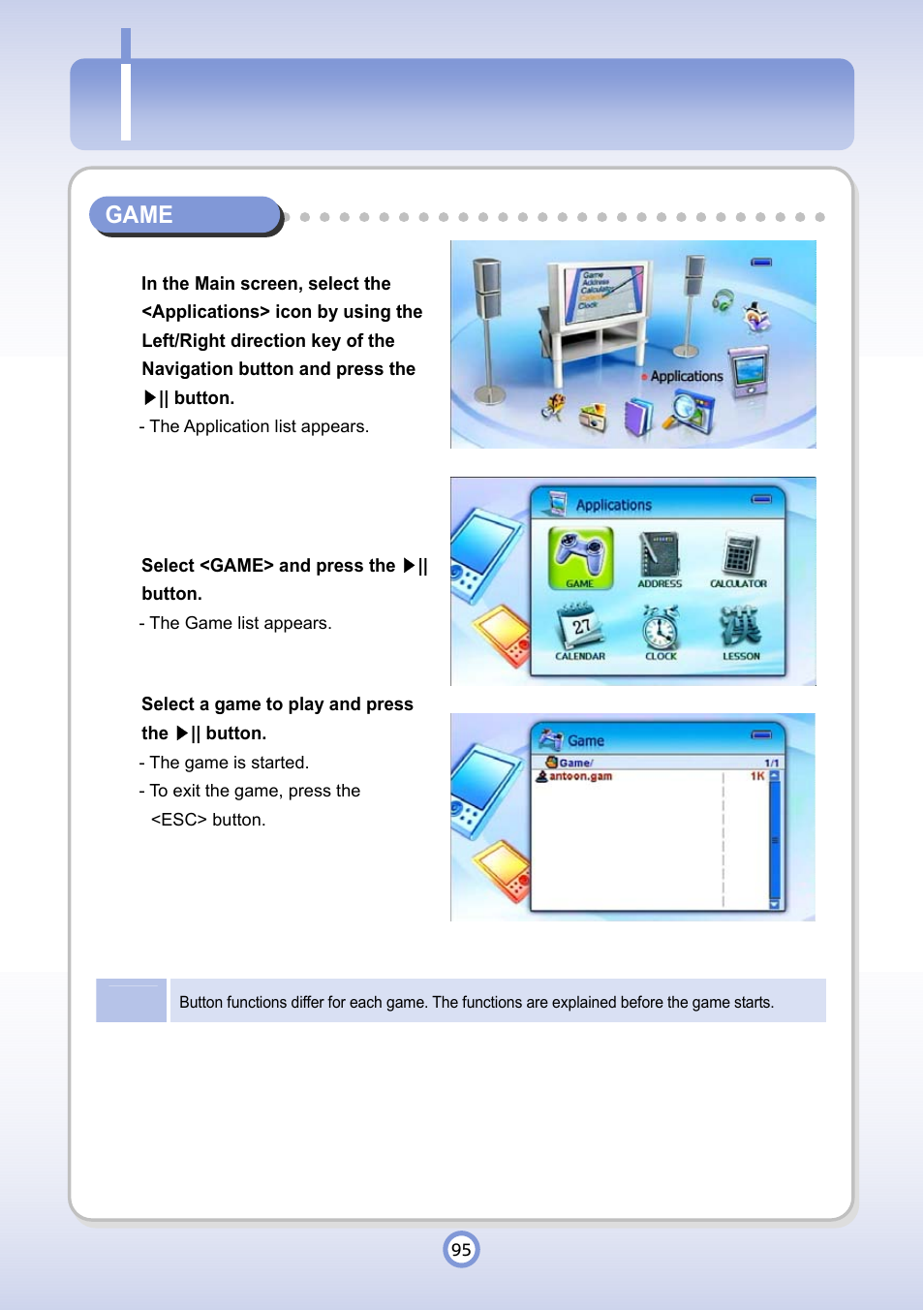 Applications | PQI P600 User Manual | Page 95 / 122