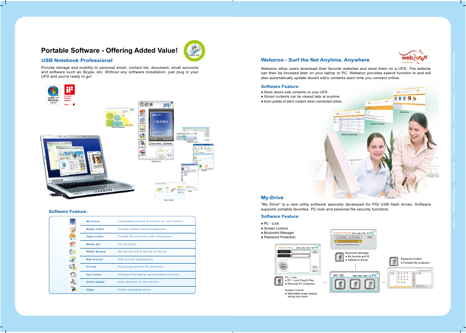 Portable software - offering added value | PQI U510 User Manual | Page 6 / 6