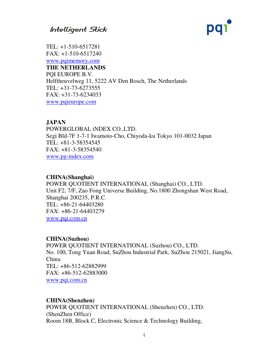 PQI I-Stick 2.0 User Manual | Page 4 / 5