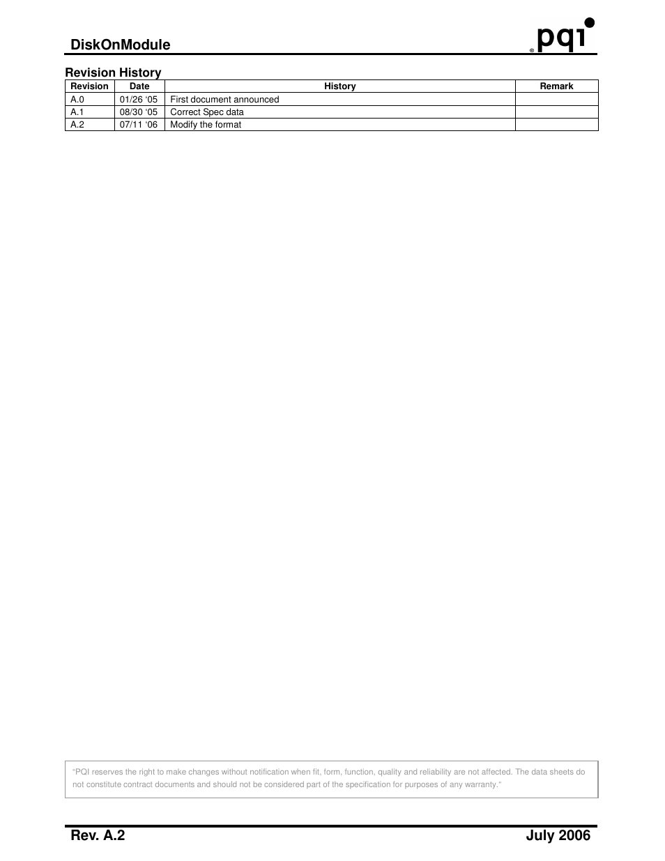 Diskonmodule | PQI DiskOnModule User Manual | Page 3 / 7