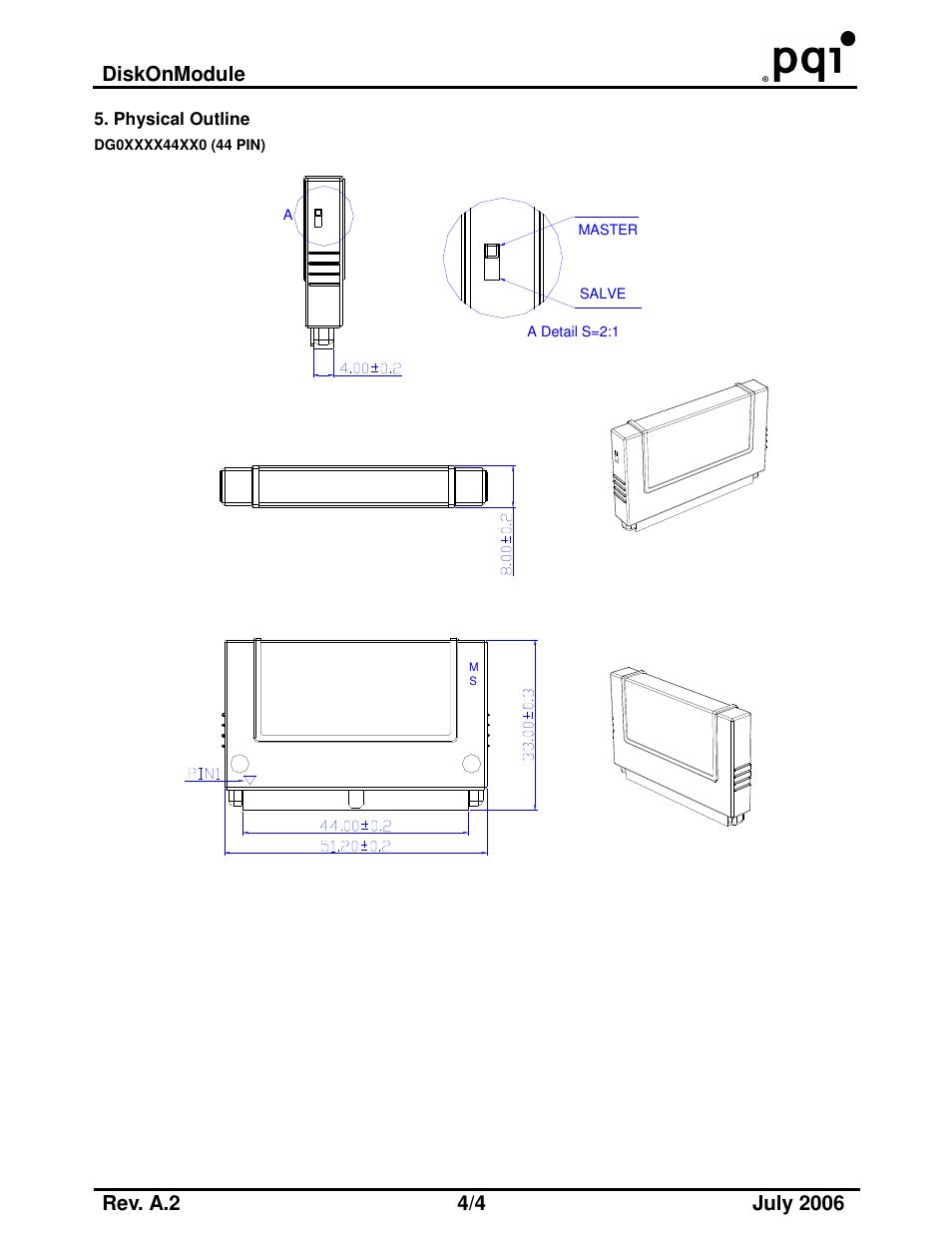 Diskonmodule | PQI DiskOnModule User Manual | Page 7 / 7