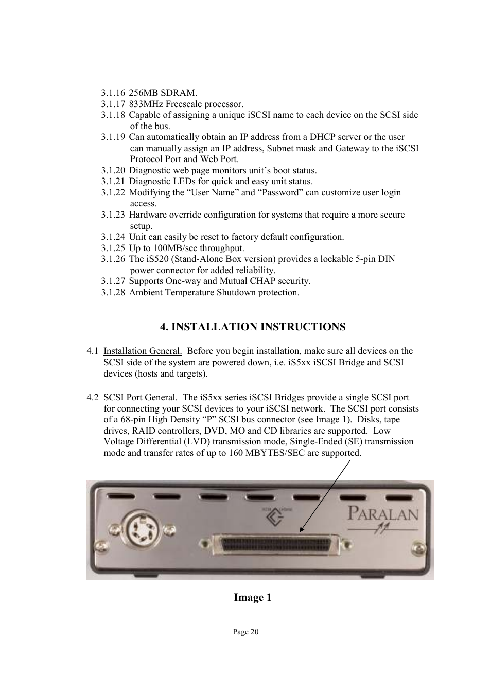 Paralan iS550 User Manual | Page 20 / 45