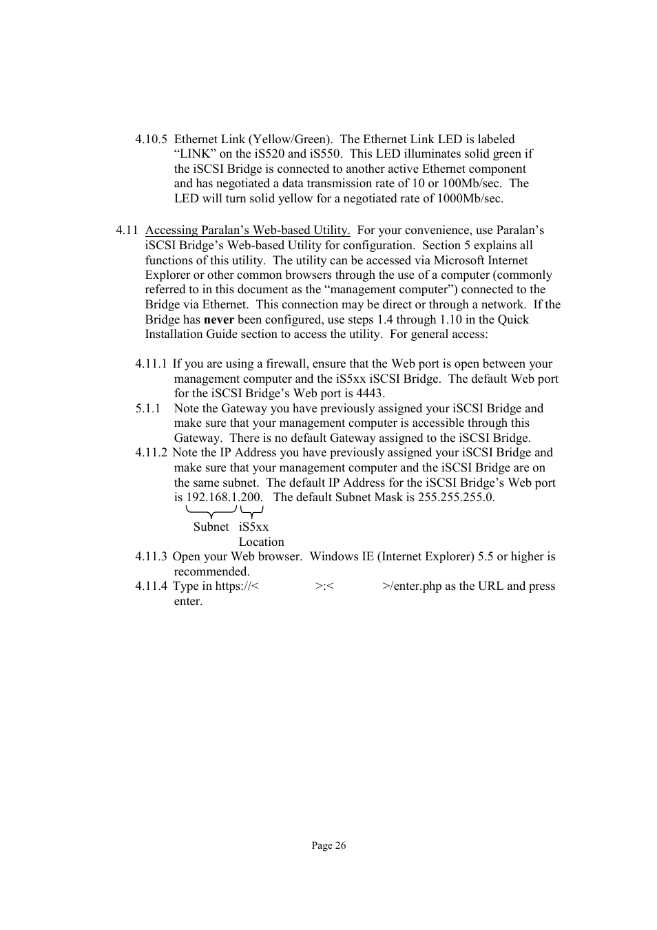 Paralan iS550 User Manual | Page 26 / 45
