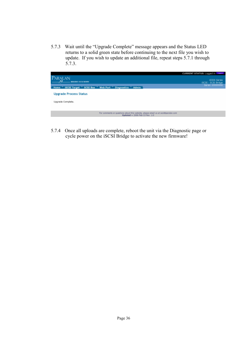 Paralan iS550 User Manual | Page 36 / 45