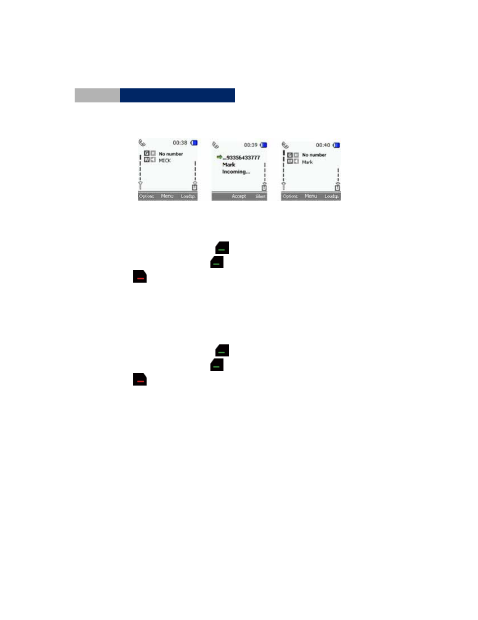 4 call waiting, 5 multi calls, Call waiting | Multi calls | Pirelli DISCUS DP-L10 User Manual | Page 44 / 144