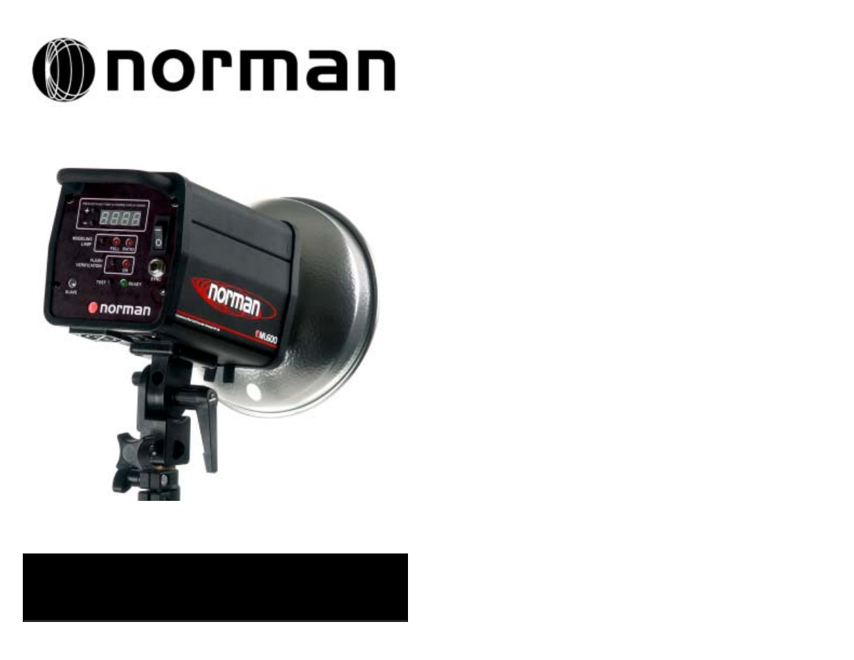 Photo Control/Norman ML600 Monolight User Manual | 4 pages