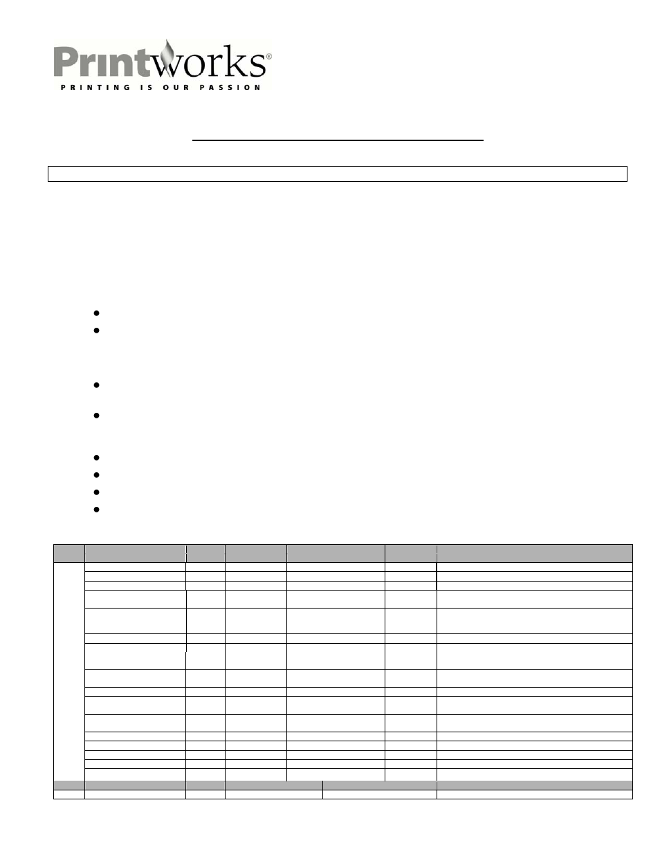 PrintWorks Printer Accessories User Manual | 3 pages