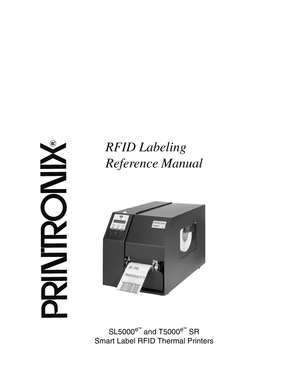 Printronix SL5000e User Manual | 52 pages