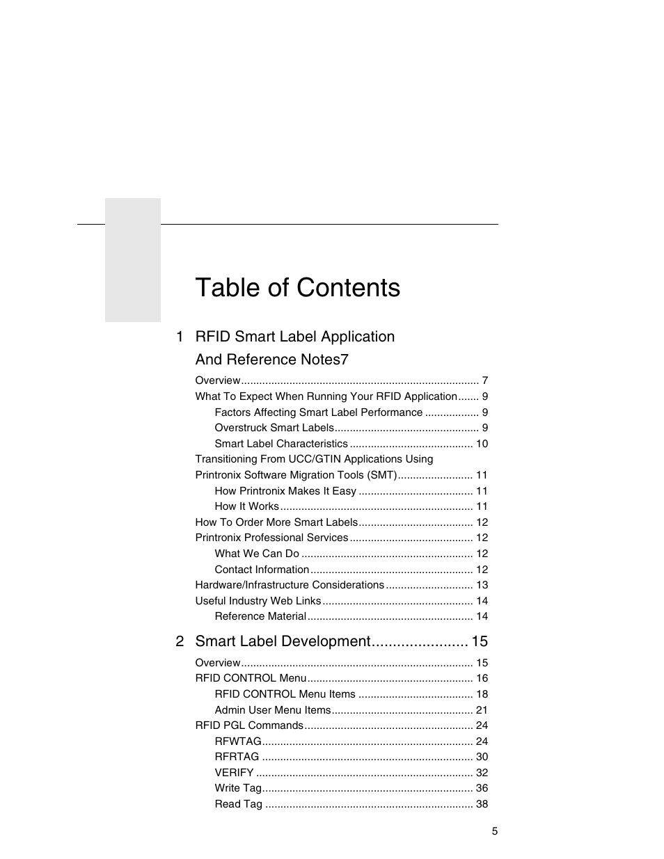 Printronix SL5000e User Manual | Page 5 / 52