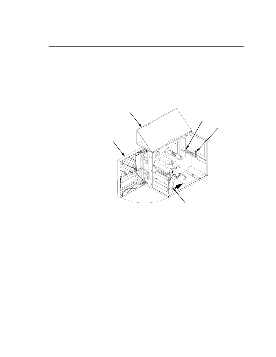 Loading roll media | Printronix T4204 User Manual | Page 29 / 232