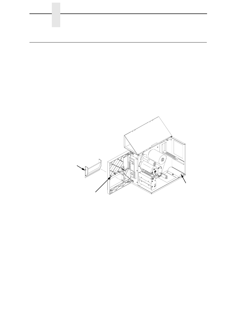 Label peel off, Chapter 2 | Printronix T4204 User Manual | Page 44 / 232