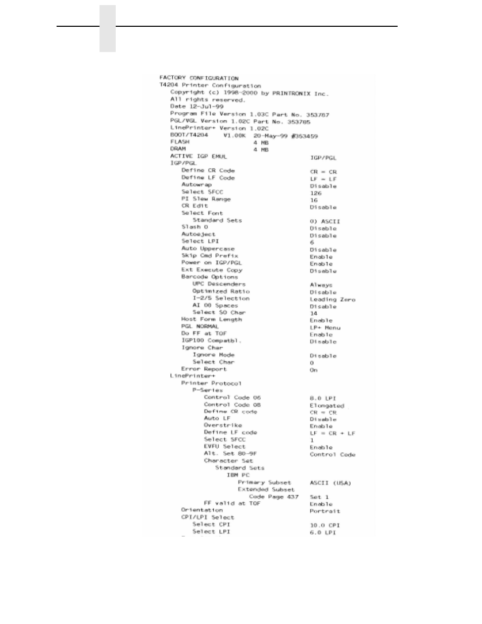 Printronix T4204 User Manual | Page 62 / 232