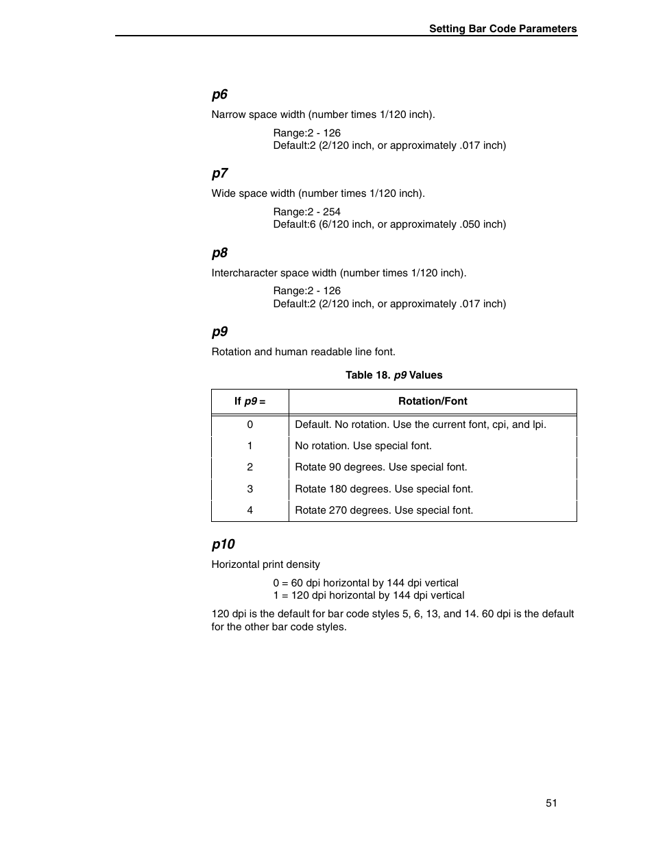Printronix ANSI Printer User Manual | Page 51 / 106