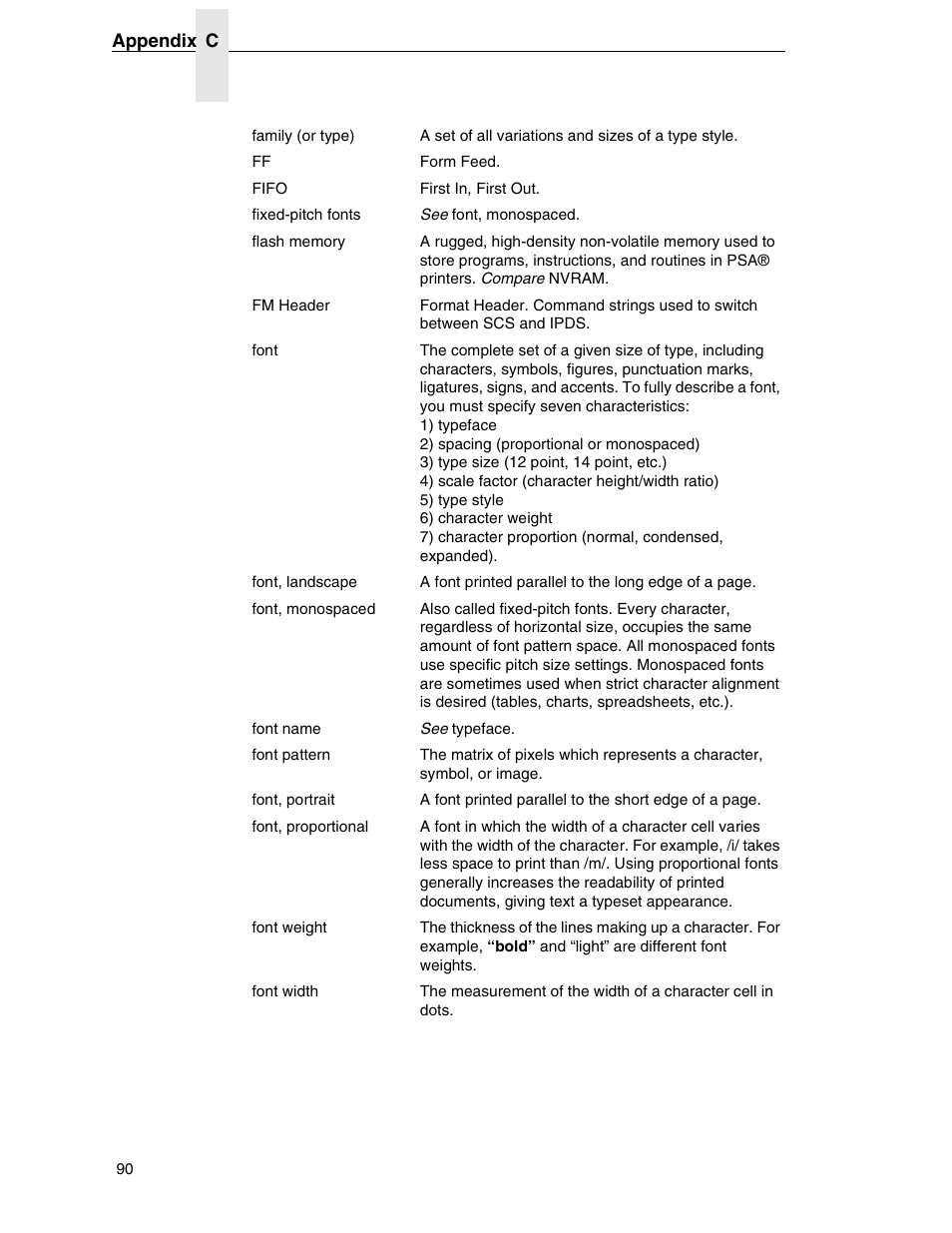 Printronix ANSI Printer User Manual | Page 90 / 106