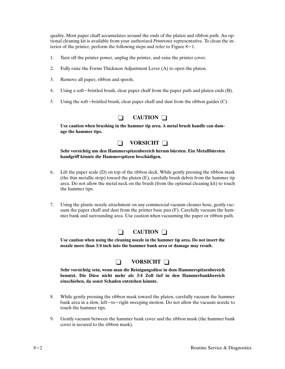Printronix P9000 Series User Manual | Page 180 / 334