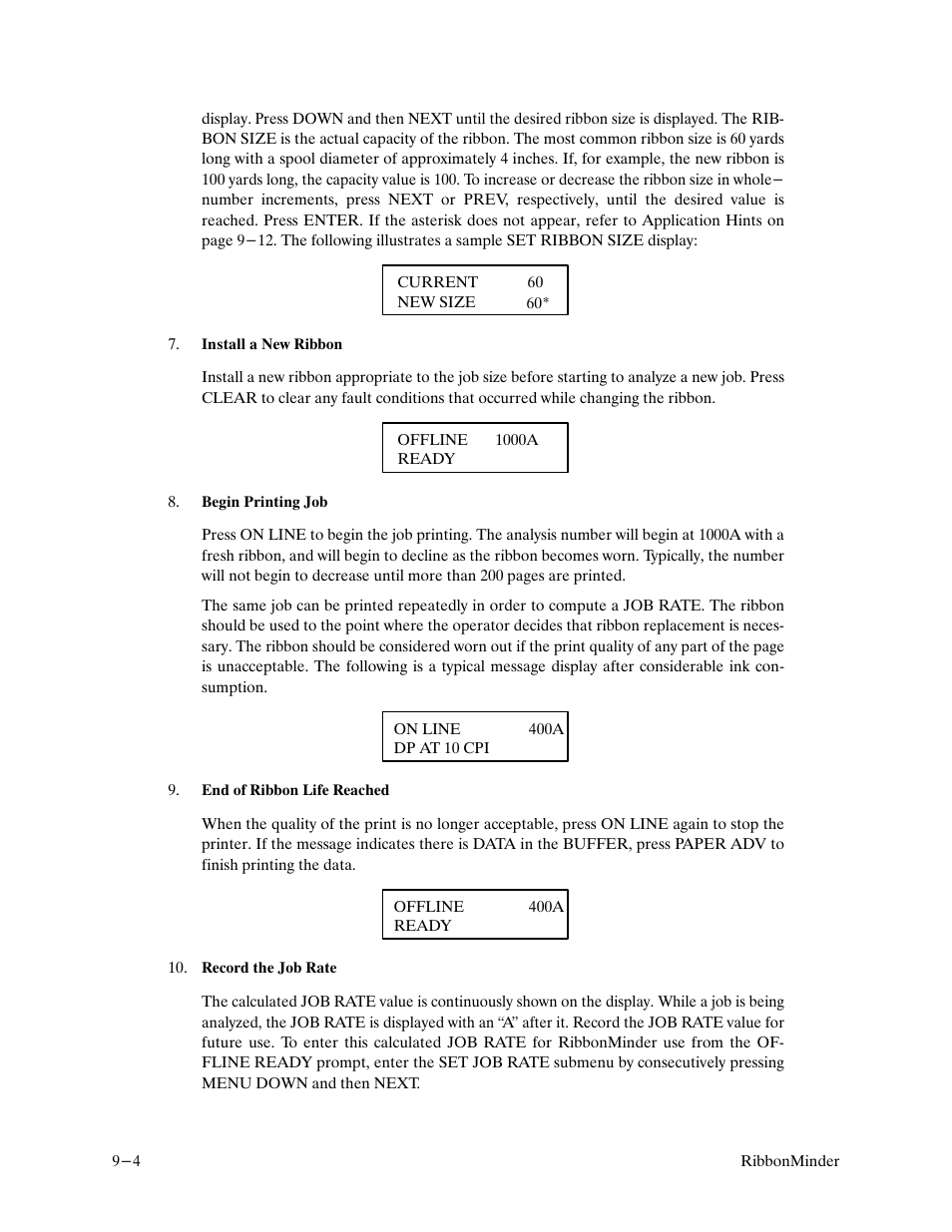 Printronix P9000 Series User Manual | Page 190 / 334